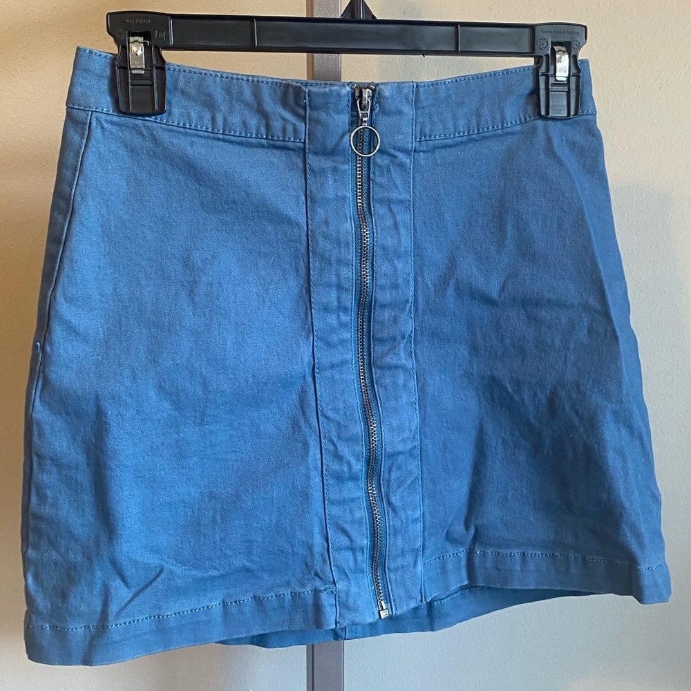 Blue skirt
